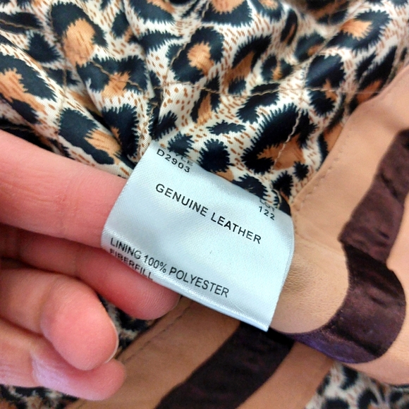 Margaret Godfrey Maxi Butter Cream Leather Jacket - Small - Like New - Picture 8 of 8